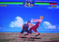 une photo d'Ã©cran de Virtua Fighter Remix sur Sega Saturn